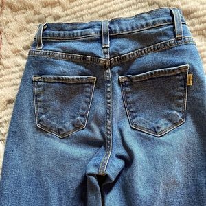 High waisted mom jeans